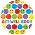 Loftus International 18 in. Bright Smiles Get Well Soon VLP HX Party Balloon A3-3252